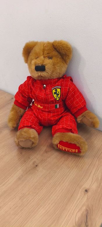 Rare Lauda Bear Ferrari F1 vintage