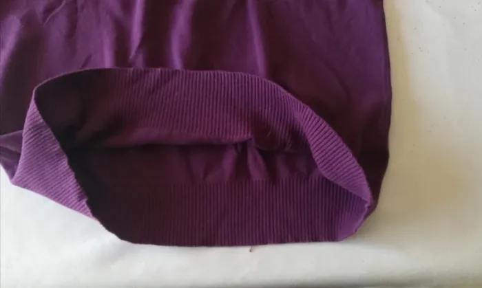 Petit pull manches courtes t. L Tout simplement violet prune - photo numéro 5