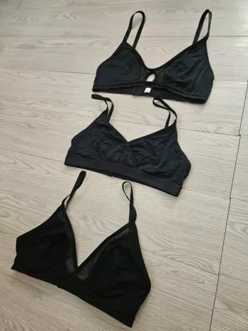 Lot de 3 soutiens-gorge sans armatures taille M