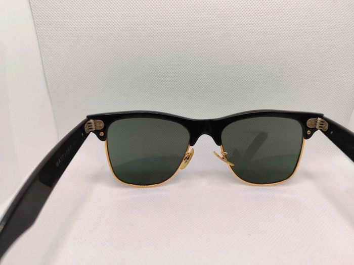 Lunettes de Soleil Ray Ban Wayfarer Max fabriquées aux USA par Bausch e Lomb dans les années 80 - photo numéro 2
