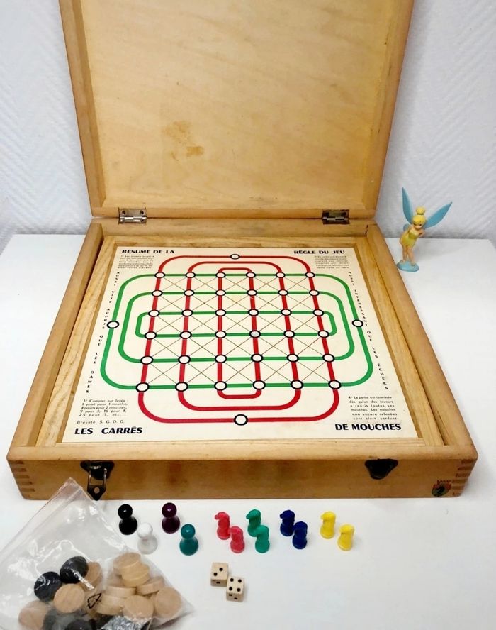 Malle de jeux multijeux en bois - photo numéro 6