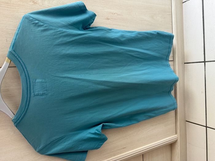 tee shirt bleu H&M "rebels moto"taille 12 ans - photo numéro 2