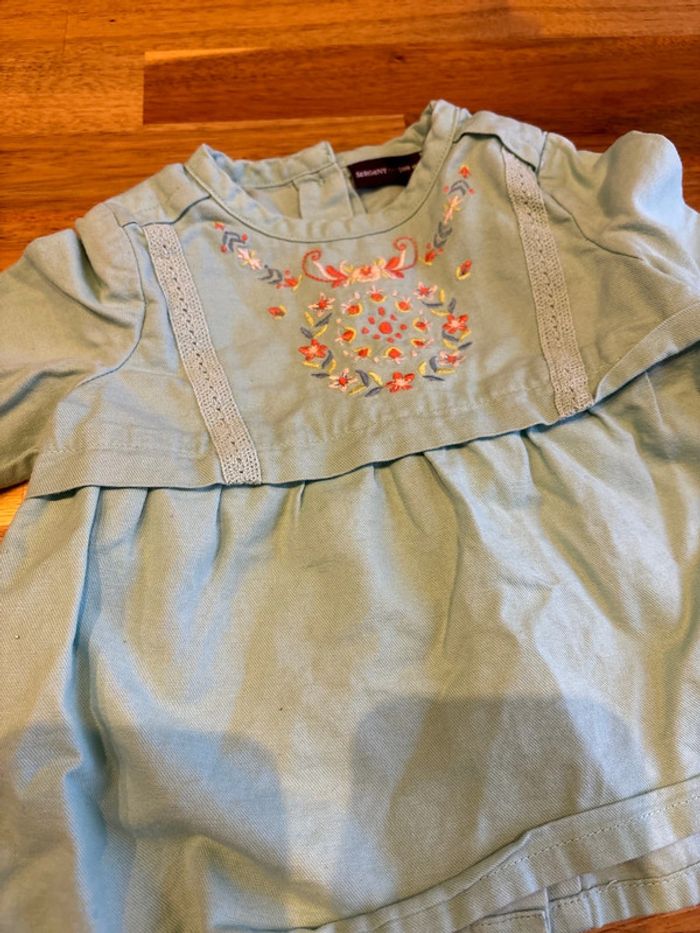 Ensemble turquoise fleurs - photo numéro 4