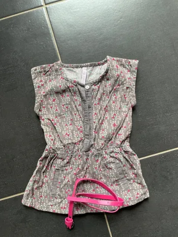 Robe tunique velours 12 mois