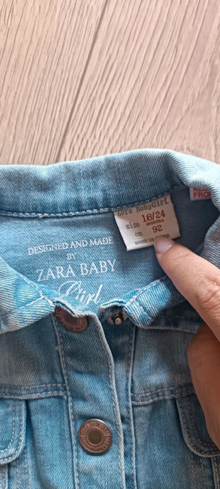 Veste en jeans zara - photo numéro 2