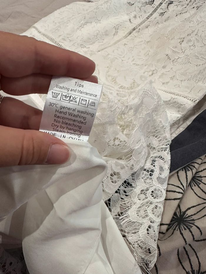 Robe blanche dentelle - photo numéro 5