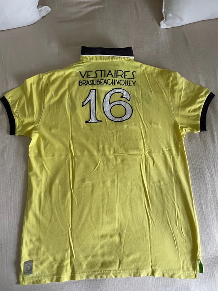 Polo jaune Vestiaires Principauté Cannoise - photo numéro 4