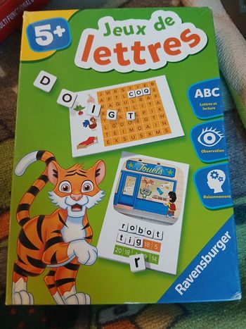 Jeux de lettres 5 ans et plus pour apprendre à lire
