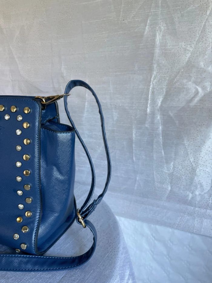 Sac bleu diamant - Très bon état - photo numéro 4