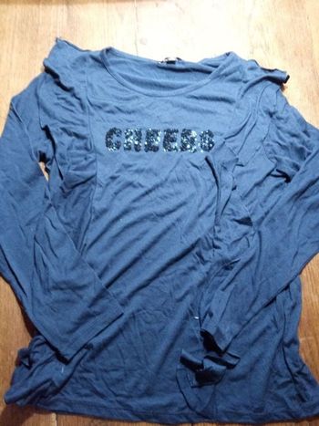 T-shirt manches longues volant