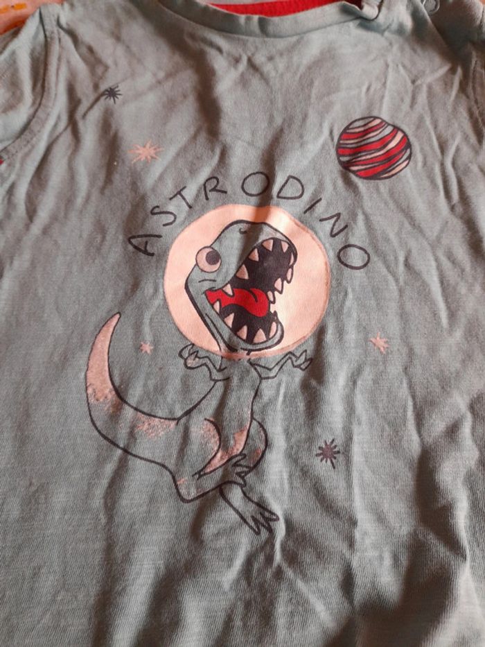 Lot 3 T-shirts Dinosaure - photo numéro 4