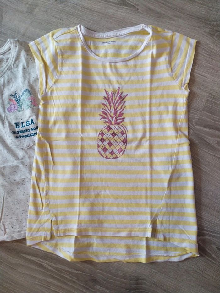 Lot de 2 tee-shirts manches courtes 8 ans - photo numéro 2