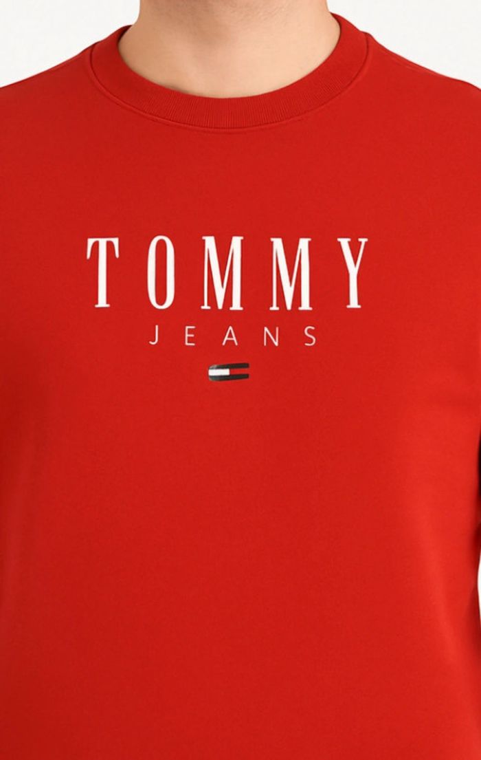 Sweat-shirt rouge Tommy Jeans - photo numéro 4