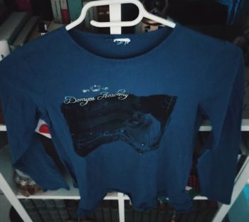 Haut manches longues Danseuse classique 10/11 ans 100% coton en très bon état