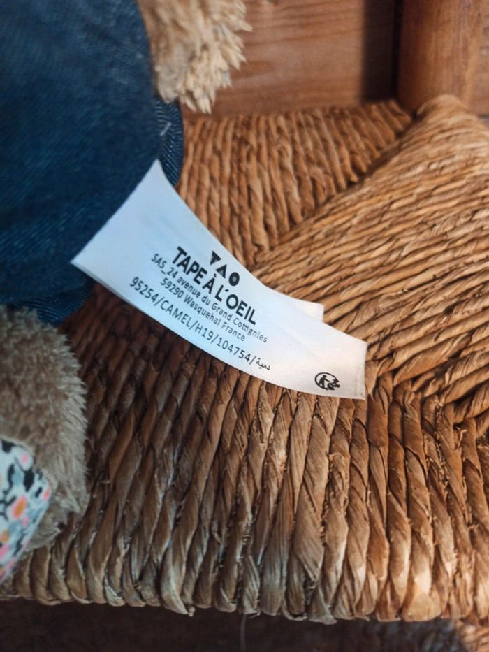 Peluche lapin tape à l'oeil tbe - photo numéro 3