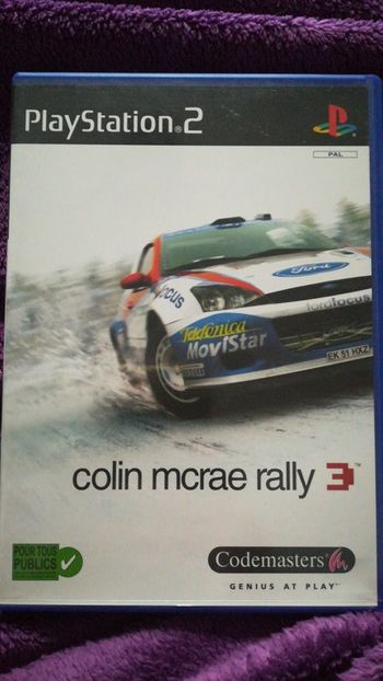 Jeu PS2 colin McRae rally 3