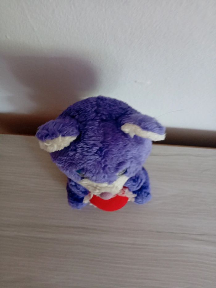 Jolie peluche ourson violet - photo numéro 2