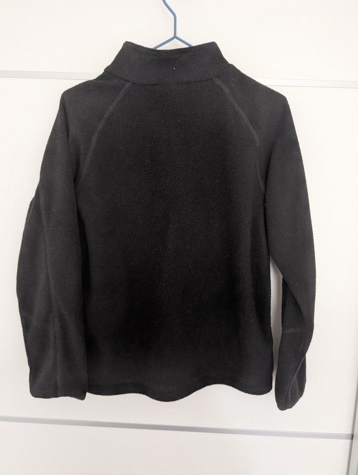 Polaire Noir HTS - Col Montant & Demi-Zip 8 ans - photo numéro 2