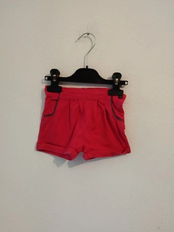 Short rose uni fille 12 Mois okaidi