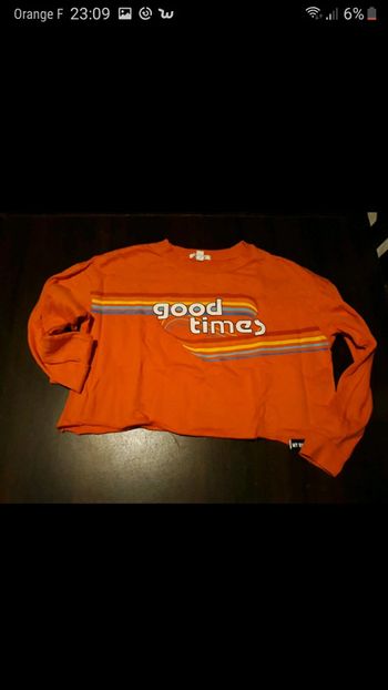 Sweat court taille S, crop top