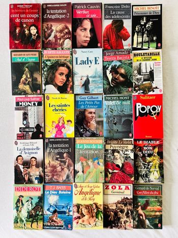 Lot livres de poches 