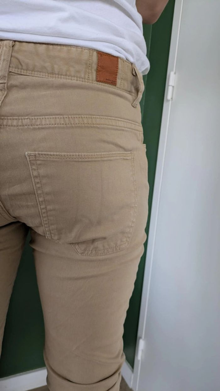 Jean beige Zara Man taille 40 - photo numéro 2