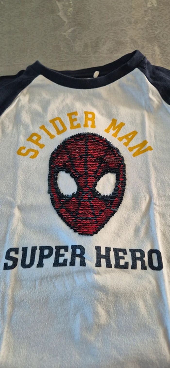 Ensemble Tee-shirt/short spiderman marvel orchestra 5 ans - photo numéro 3