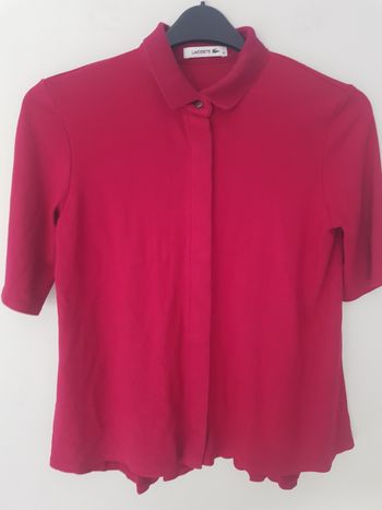 Magnifique chemise oversize taille 38 Lacoste 