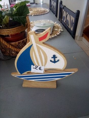 Décoration bateau bois
