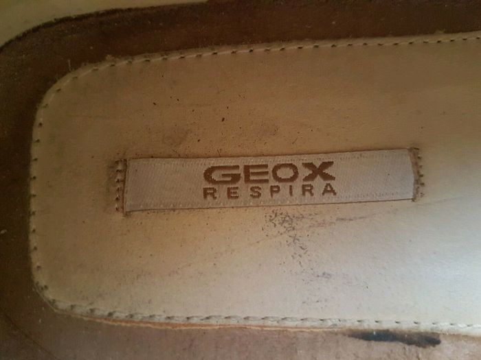 Mocassins cuir daim beige GEOX T38 - photo numéro 3