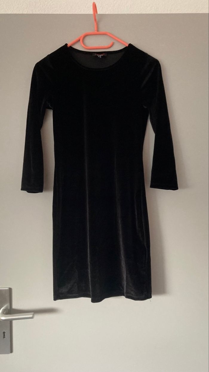 Robe noire velours taille XS