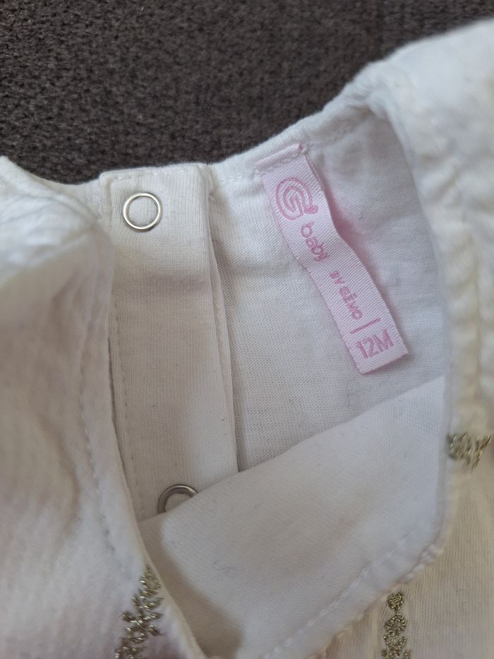 Robe blanche 12 mois Gemo - photo numéro 3