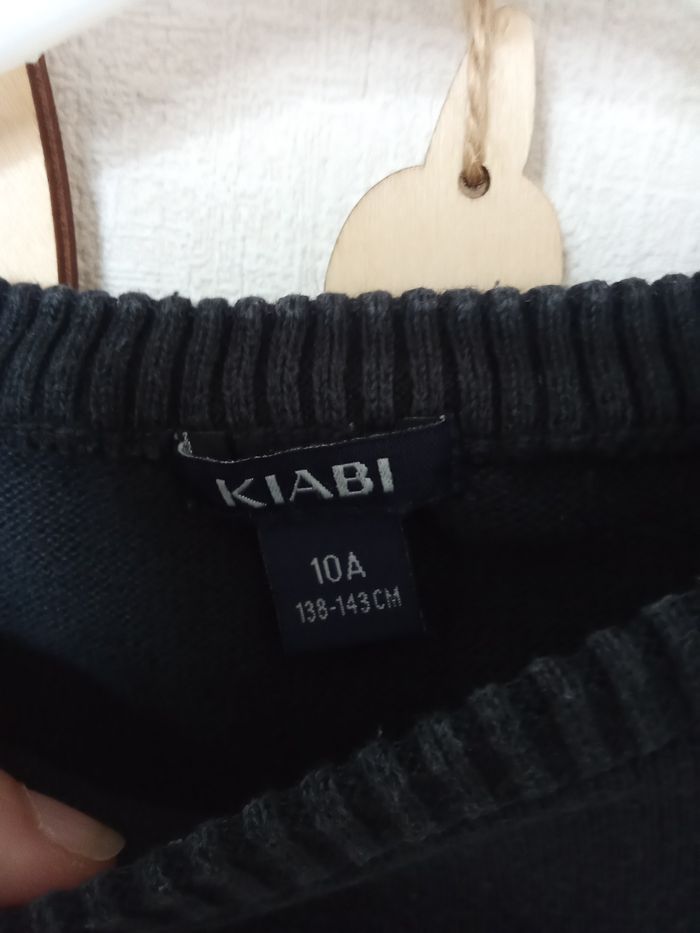 Pull garçon style marinière Kiabi 10 ans - photo numéro 3