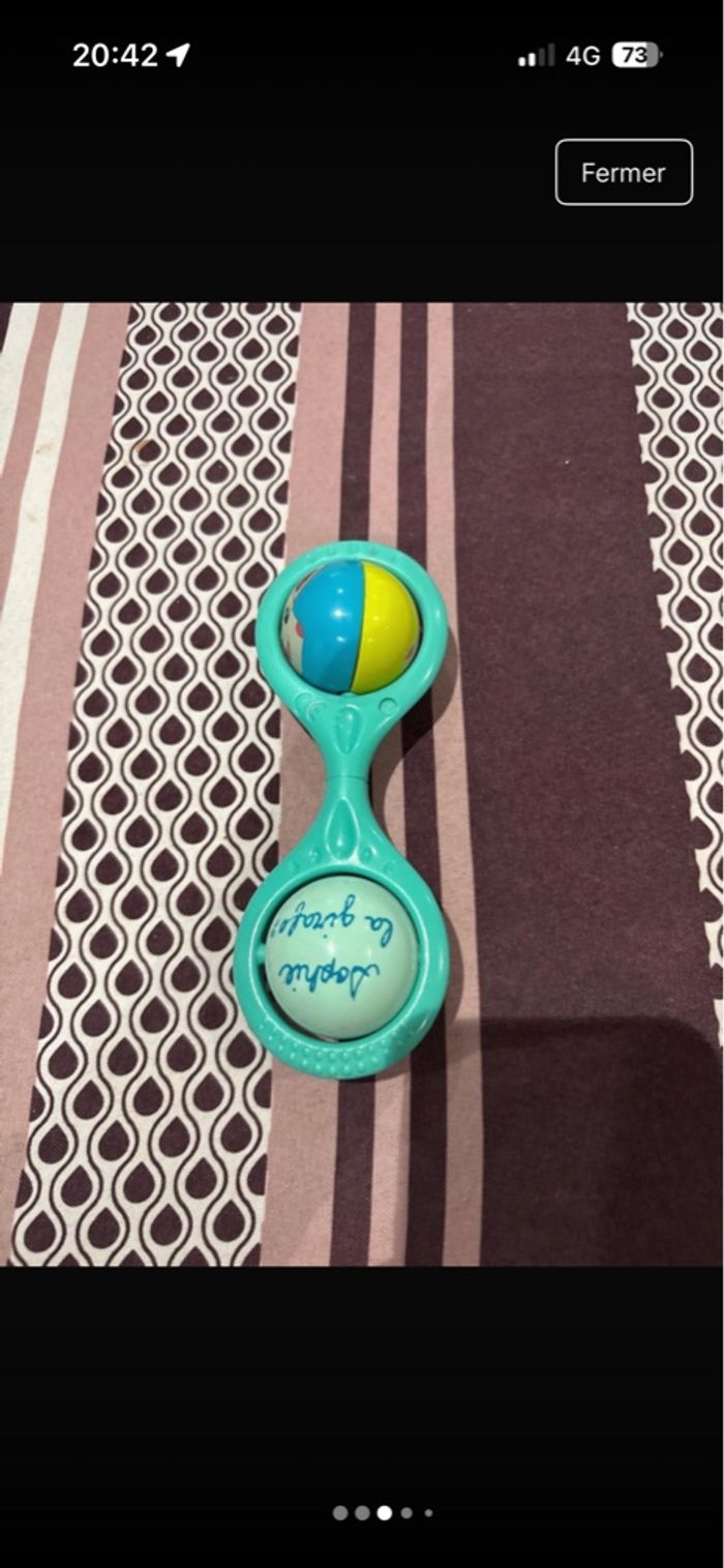 Lot hochet et jeux bébé - photo numéro 3