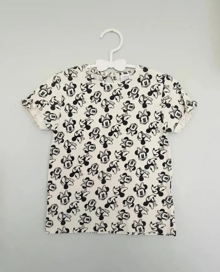 T-shirt manche courte crème à motif Minnie 3 ans - Disney