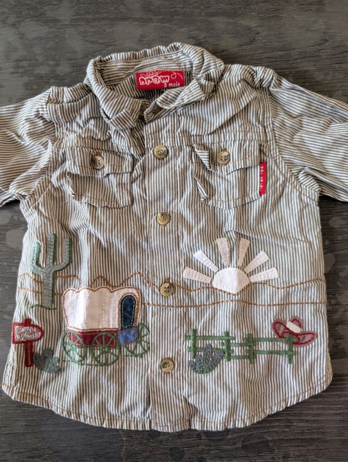 Chemise cowboy western farwest