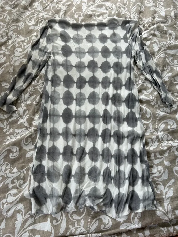 Robe ddp grise et blanche taille s - photo numéro 2
