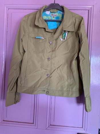 veste légère vert anis 14 ans