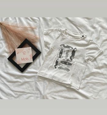 Tee shirt manches courtes 12 mois bébé garçon