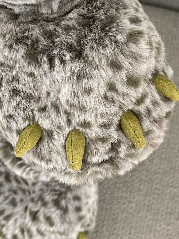Chaussons poilus en fausse fourrure de “monstre” semi montants tous doux - photo numéro 7