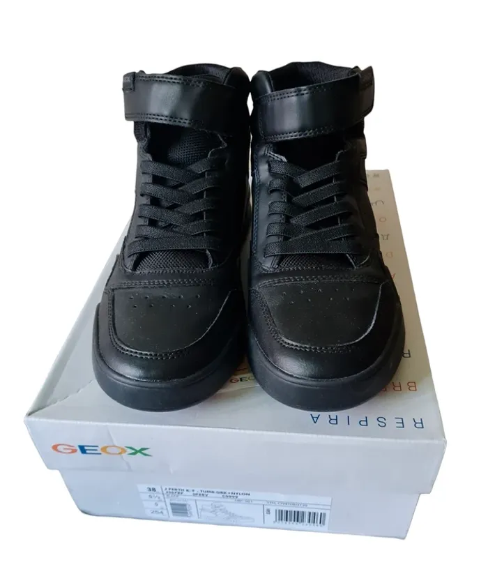 baskets montantes noires GEOX neuves pointure 38 - photo numéro 4