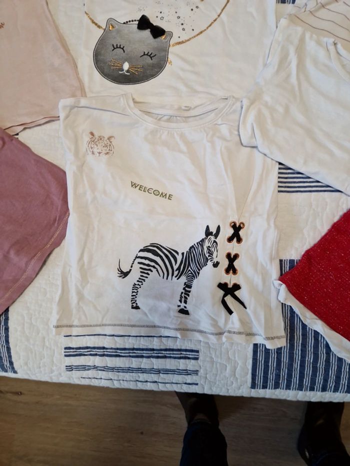 Tee shirts lot fille - photo numéro 7