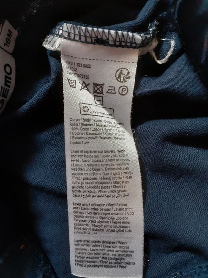 Short fille 18 mois bleu marine - photo numéro 4