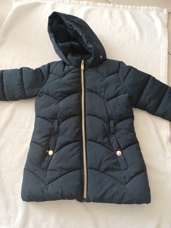 Doudoune bleu marine 4 ans