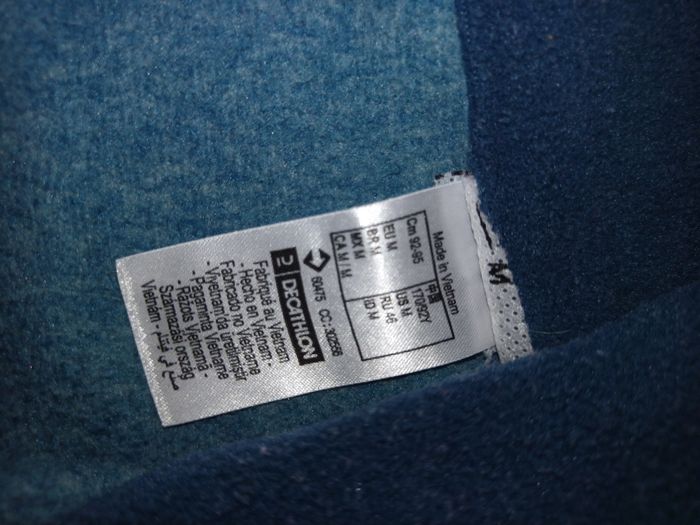 Veste polaire bleu decathlon M - photo numéro 2