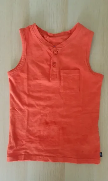 Débardeur orange Okaïdi 3 ans