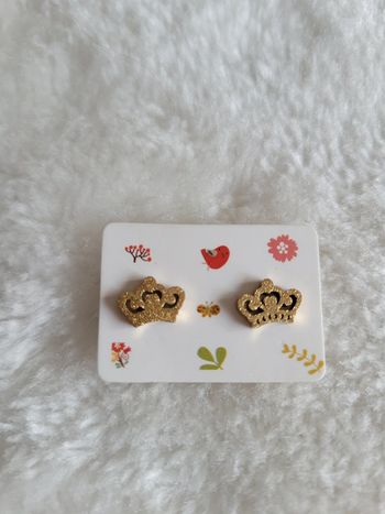 Boucles d'oreilles couronnes 👑
