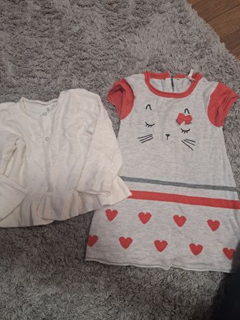 Ensemble bébé fille 18 mois