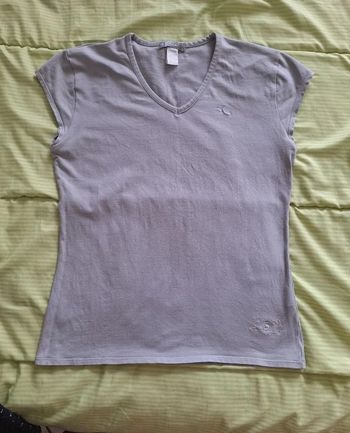 DON Tee-shirt femme gris taille M Décathlon