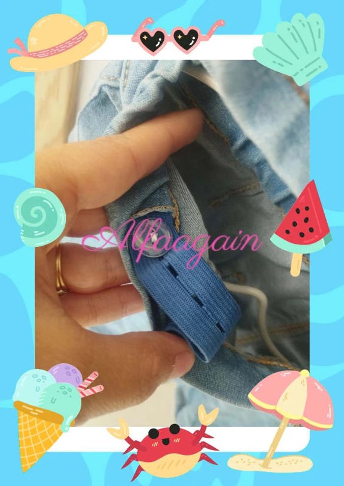 Lot shorts jean 7/8ans - photo numéro 13